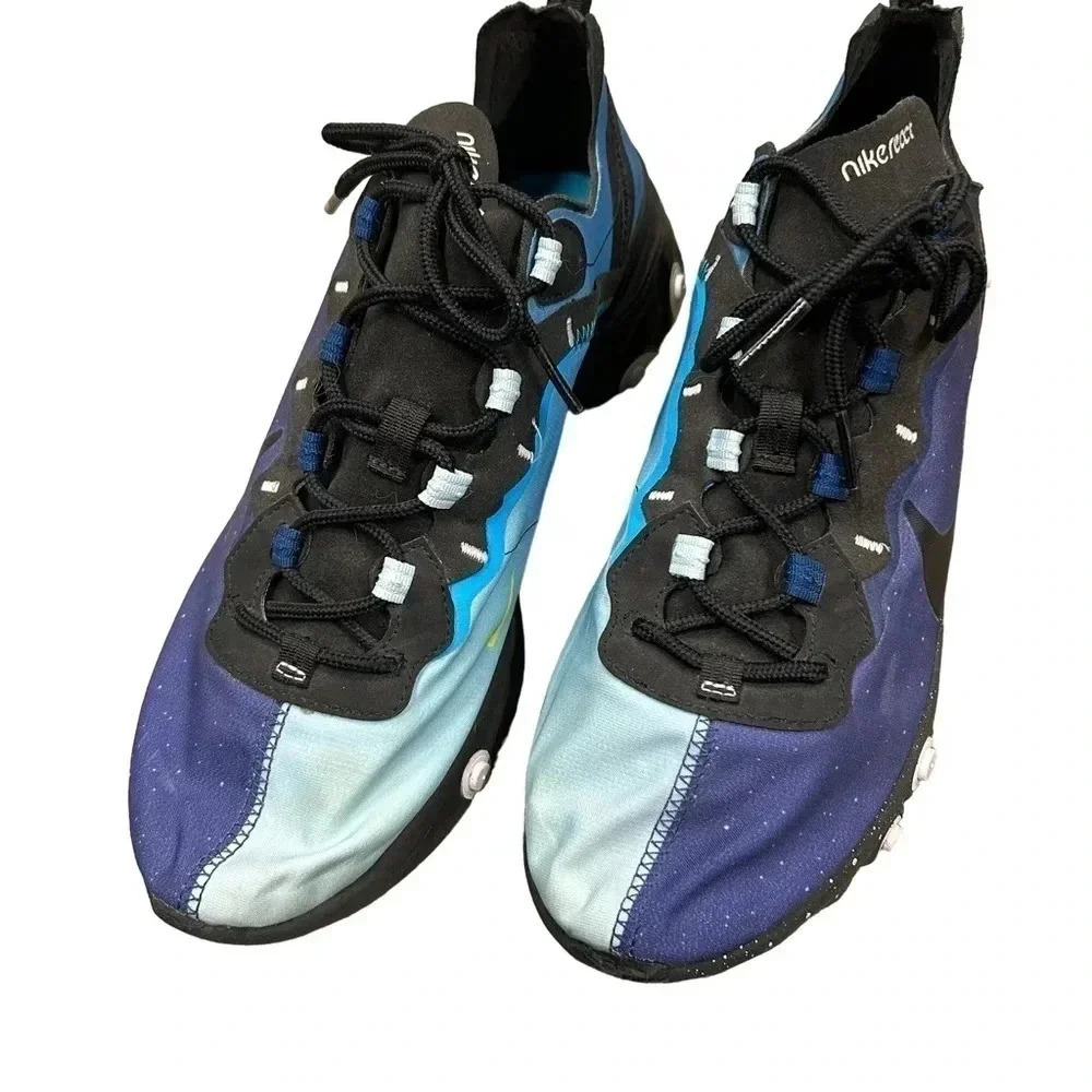 Nike React Element 55 Day And Night Equinox Blue Black CK1410-400 Men’s 9